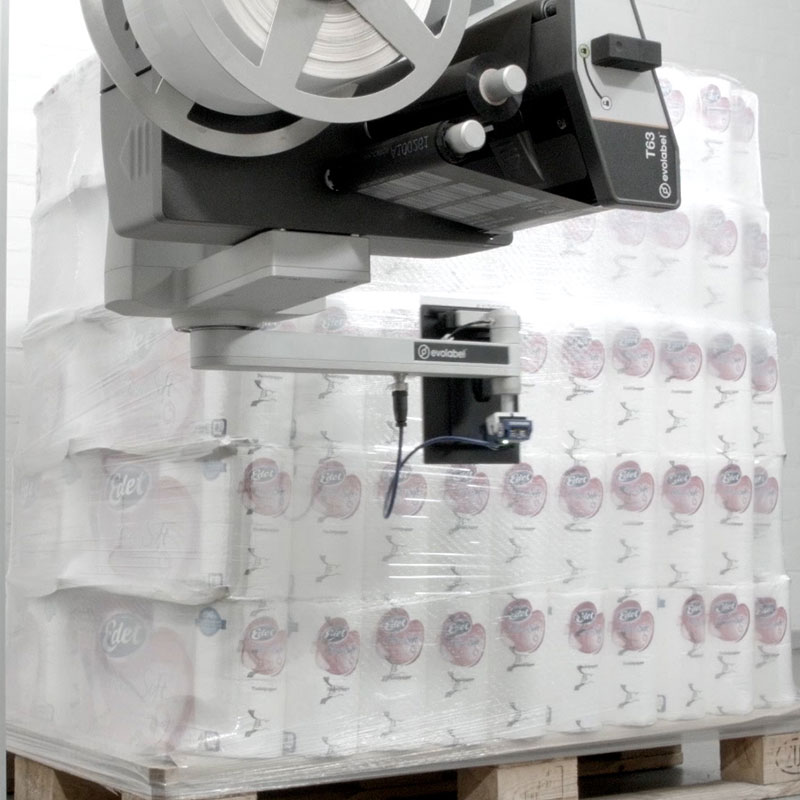 MPERIA A-Series FlexWipe : Etiquetage automatique palette film emballage