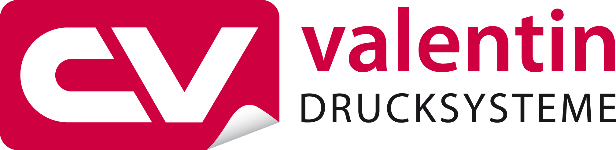 Logo Valentin Drucksysteme – Solutions d'impression et d'étiquetage industriel.