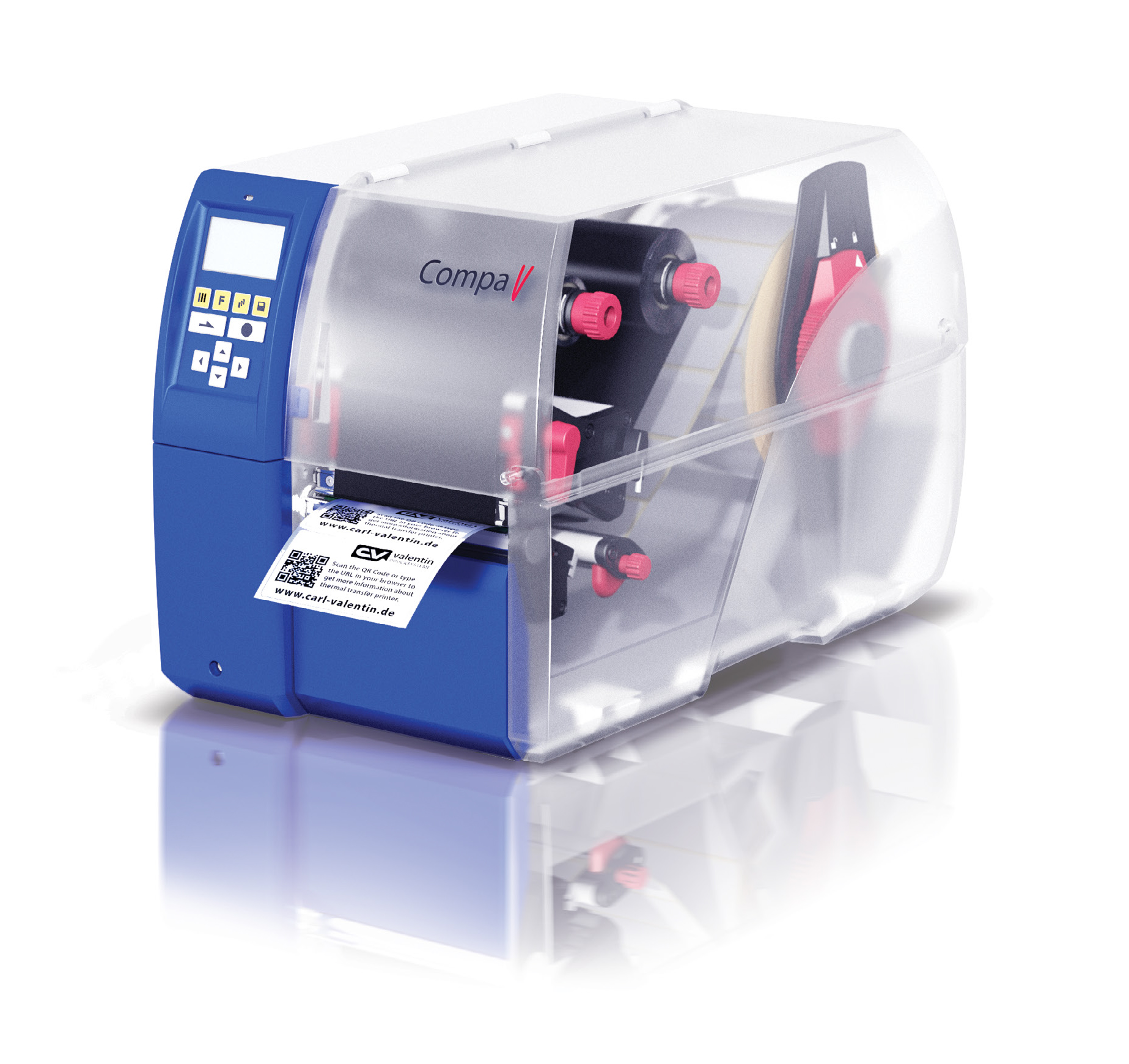 Imprimante Compa V – Carl Valentin : polyvalente pour tous supports.