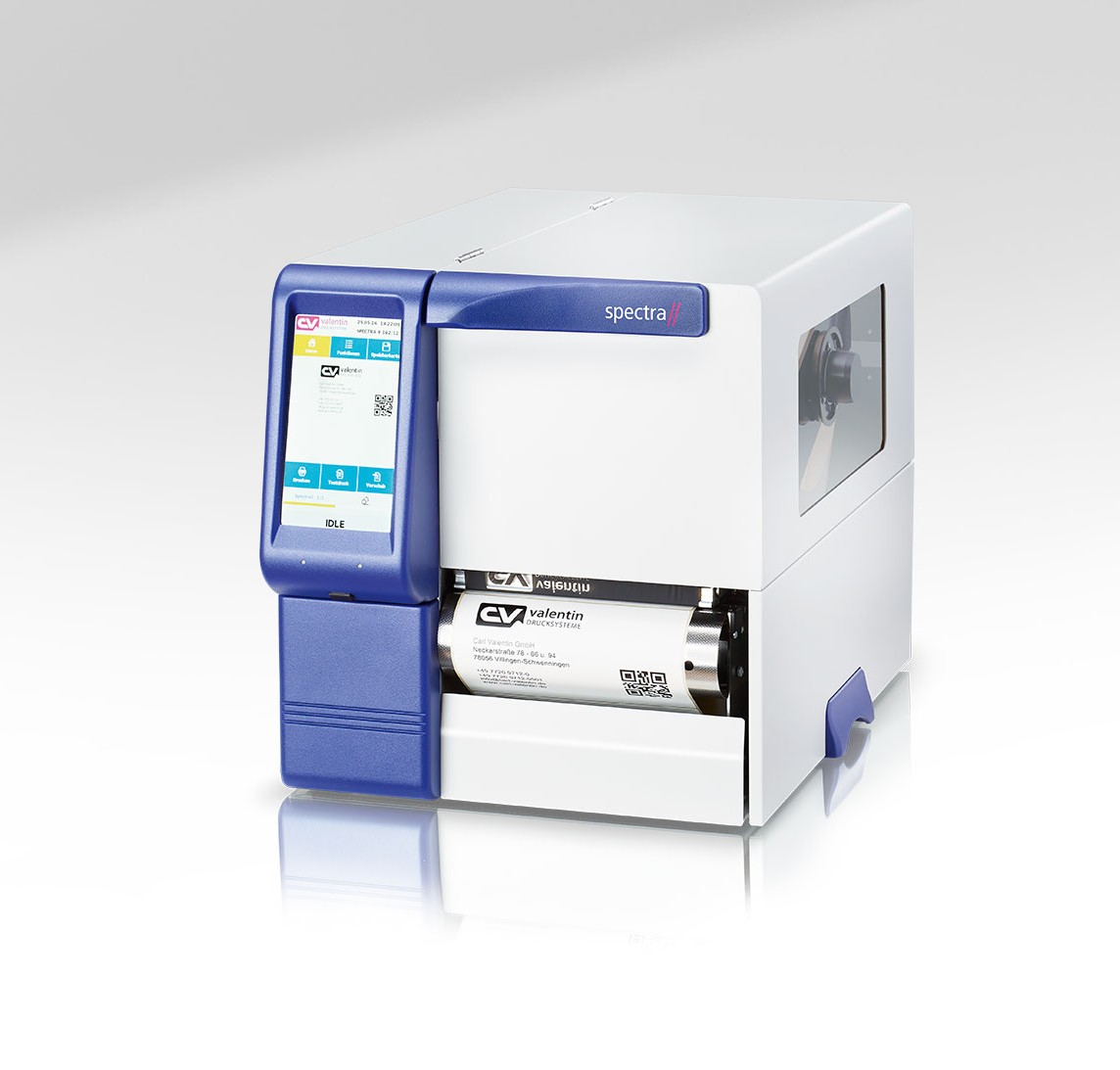 Imprimante Spectra II – Carl Valentin : système d'impression industrielle pour des exigences élevées.